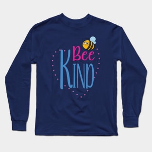 Be Kind Kid's Cute Bee Long Sleeve T-Shirt